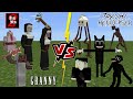 Trevor Henderson Creatures VS Evil Nun 2 VS Granny [SCARY BATTLE] Minecraft PE
