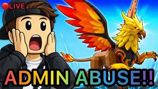 PLAYING THE CATCH A MONSTER ADMIN ABUSE LIVE!!!