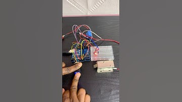 Fingerprint Scanner with LED Status  using Arduino Mega 2560 #arduino #engineering #diy