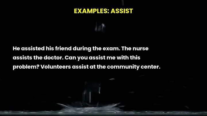 Let's learn the word assist | Improve your vocabulary #english #vocabulary #learnenglish