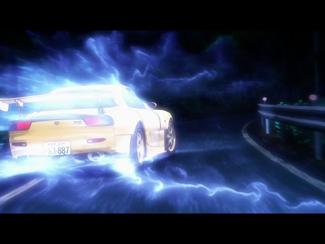 Initial D AMV - Nissan GTR vs Mazda RX7 on Make a GIF