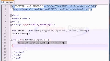 JavaScript Video Tutorial– 34/40. Cool Technique to Print Array Elements