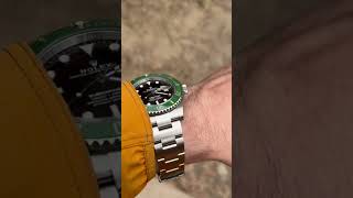 Hiking 🥾 Rolex Submariner 126610 LV #rolex #submariner #rolexwatch