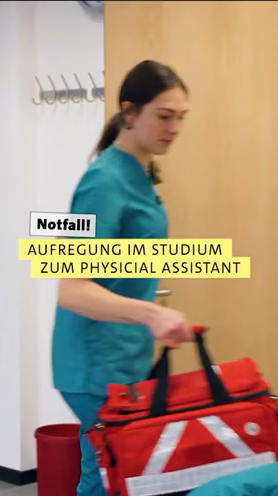 Notfall! Aufregung im Studium zum Physician Assistant! #medizin #studium #alphauni #shorts