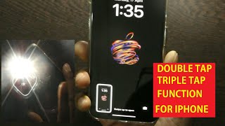 IPHONE DOUBLE TAP TRIPLE TAP  FUNCTION   in HINDI