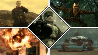 Metal Gear Solid 3: Subsistence (PS2 - Hard) | [All Bosses - No Damage]