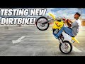 TESTING MY NEW 2 STROKE DITBIKE FOR THE FIRST TIME ! | BRAAP VLOGS