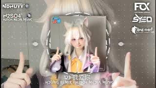 123 Em Yêu Anh ( 我爱你 )  - HDung Remix - H2SO4 Media Music | Nhạc Trung Hot Trend Tiktok Lắk Đík 2025
