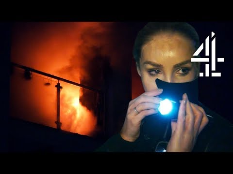 Katie Piper Faces Fear, Runs Into Burning Building | Famous and Fighting Crime