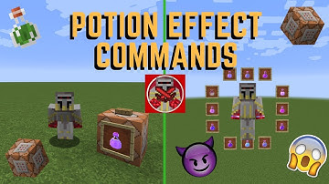 Command Block Tutorial #3: Potion Effect Commands in Minecraft