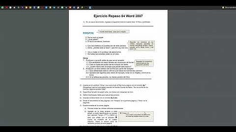 WORD   EJERCICOO REPASO N°4