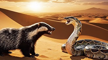 Heroic Rescue Team Saves Honey Badger from Giant Snake Attack | Sahara Desert Documentary