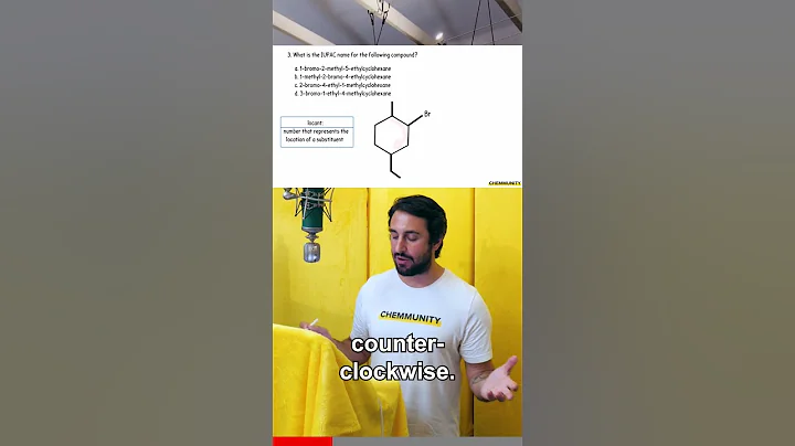 IUPAC Nomenclature of a Cycloalkane