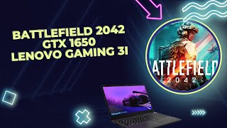 Battlefield 2042 GTX 1650 Lenovo gaming 3i