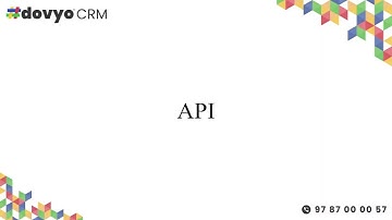 Hassleless api authentication with dovyo CRM:A guide video(English)