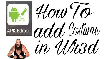 How to add costume , Face ,arm in wr3d// Gaming zone