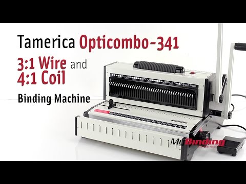 Tamerica TPC-4600 Coil Binding Machine with Electric Coil Inserter by Tamerica