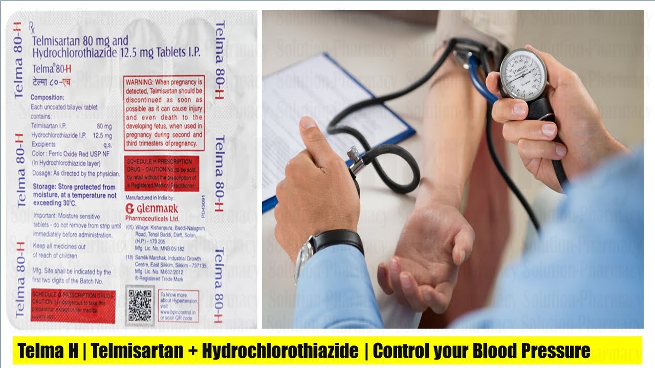 Telma H Tablet |Telmisartan + Hydrochlorothiazide | Management of High Blood Pressure | बी.पी के लिए