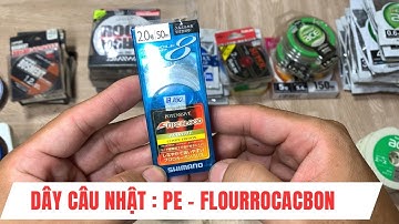 Dây Câu Nhật :Dây PE, Flourocacbon , Shock Leader, Seaguar, Sunline, Toray - Video 940