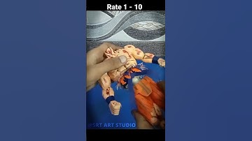 Goku Paper Action figure | Inspired by @Sculpturescrafts @PaperPatriot  #shorts #dragonball