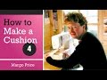 How to Make a Cushion 4 - Button Closure