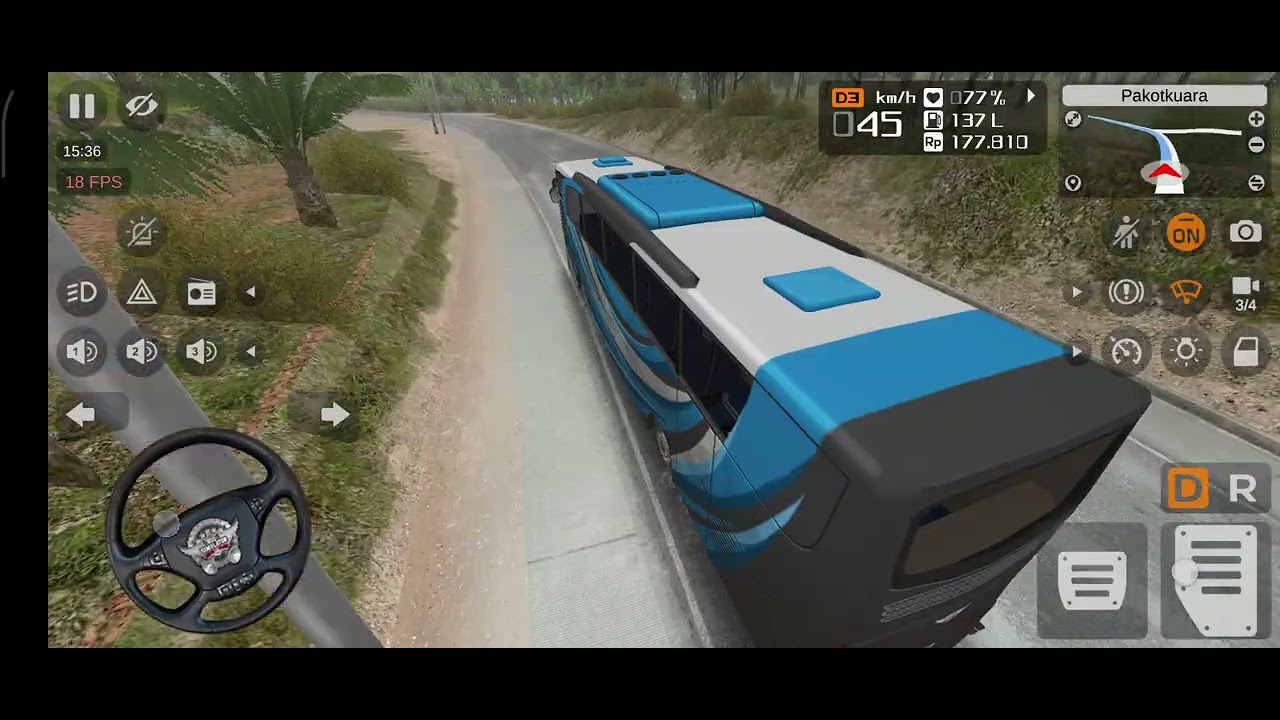 😍Bus simulator Indonesian game - 3D gaming - Android Gameplay ❤️√🎯 #gaming #bussimulatorindonesia  