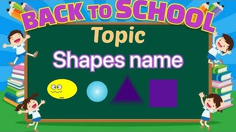 Shapes Names ||  2D and 3D Shapes Names Writing I| Basic Shapes