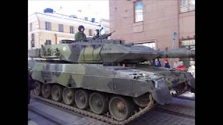 Слайд-шоу. Военный парад в Хельсинки, финская военная техника