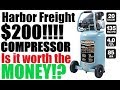 McGRAW 20 gallon Harbor freight compressor CAN IT KEEP UP?