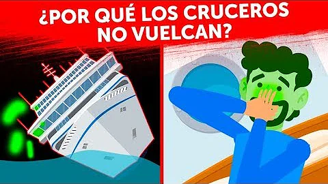 ¿Por qué no vuelcan los cruceros?