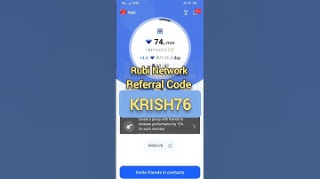 Rubi network referral code | Rubi network app referral code #rubinetwork #mining #airdrop