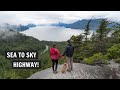 Driving the sea to sky highway in british columbia waterfalls whistler train wreck  more