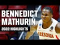 Bennedict mathurin 2022 ncaa tournament highlights