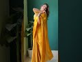 Yellow saree😍🤯❤️ #bollywood #song #bollywoodsongs #subscribe #saree #messho #sareedraping