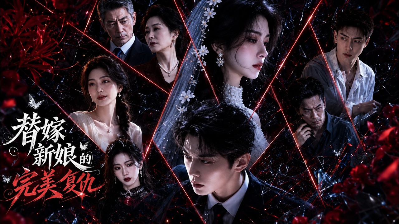 【高清全集】《替嫁新娘的完美复仇》 #AI #泡芙 #热门短剧 #drama #爽剧 poster