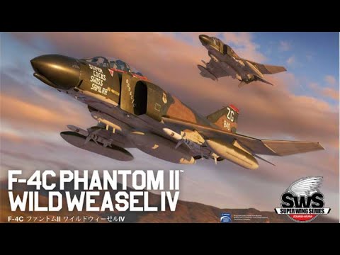 Zoukei-Mura F-4C Phantom II Wild Weasel IV inbox review - YouTube