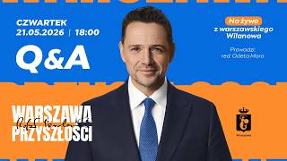 Rafał Trzaskowski: Q&A na żywo z warszawskiego Wilanowa