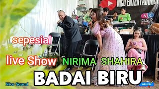 BADAI BIRU lirik - sepesial live Show NIRIMA SHAHIRA // Koplo bajidoran nico entertainment