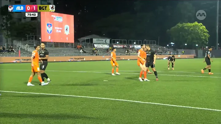 Joel Chew doubles Tampines’ lead with in-swinging corner vs Albirex | Singapore Cup 25/26