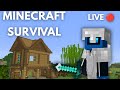 MINECRAFT SURVIVAL LIVE 🔴 | Building a Gold Farm on the Nether Roof