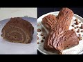 Рождественское Полено (Bûche de Noël). Французский Шоколадный Торт (без лактозы и глютен)