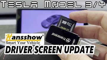 Tesla Model 3/Y - Hansshow Driver Screen Update
