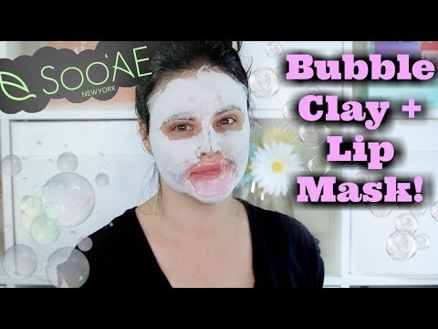 Soo AE Charcoal Bubble Clay Mask AND My Collagen Hydrogel Lip Patch REVIEWS | What the ***K???