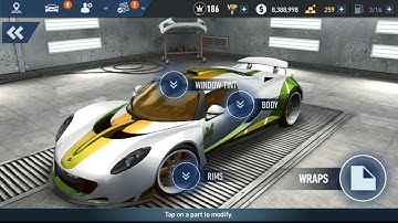 Nfs no limits : Hennessey Venom GT stage up 7 (replayable race)