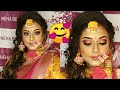 Haldi Makeup || Summer long lasting makeup || Self Makeup