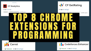 Top 8 Chrome Extensions for Programmers & Competitive Coders | Best Chrome Extensions for Codeforces