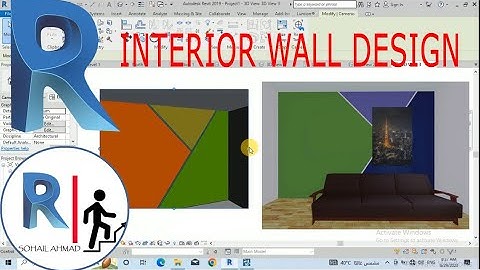 how to create interior wall design in revit