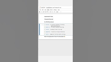 Underrated AI Tools for HR & Recruitment | #HRTech #Recruitment #AI