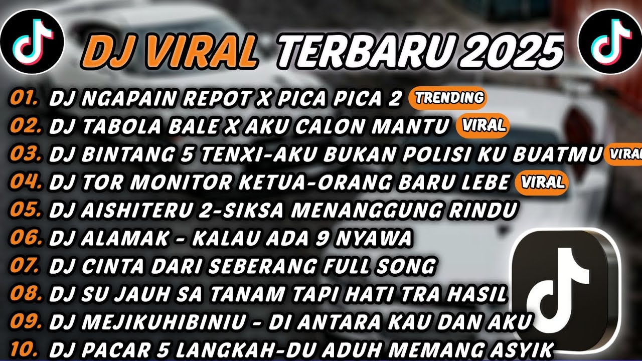DJ TIKTOK TERBARU 2025 - DJ NGAPAIN REPOT X PICA PICA 2🎵DJ TABOLA BALE X AKU CALON MANTU🎵
