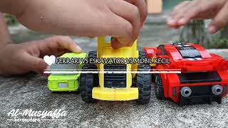 FERRARI VS ESKAVATOR | Balapan Mobil di Depan Rumah screenshot 3